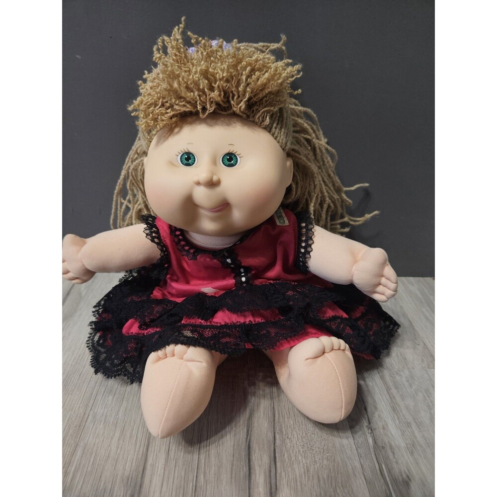 cabbage patch kids Vintage Doll 1991 Crimp 'N Curl Girl Blond Hair Doll